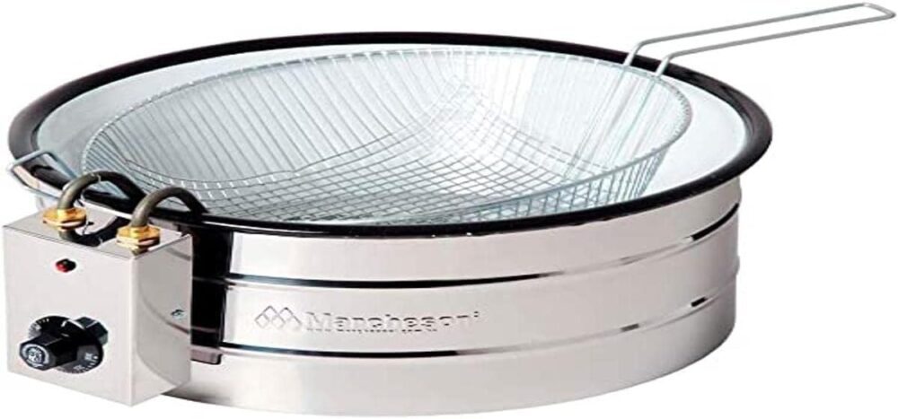 Tacho 7, 5 L Elétrico Com Peneira 35 Cm Marchesoni Inox 220v
