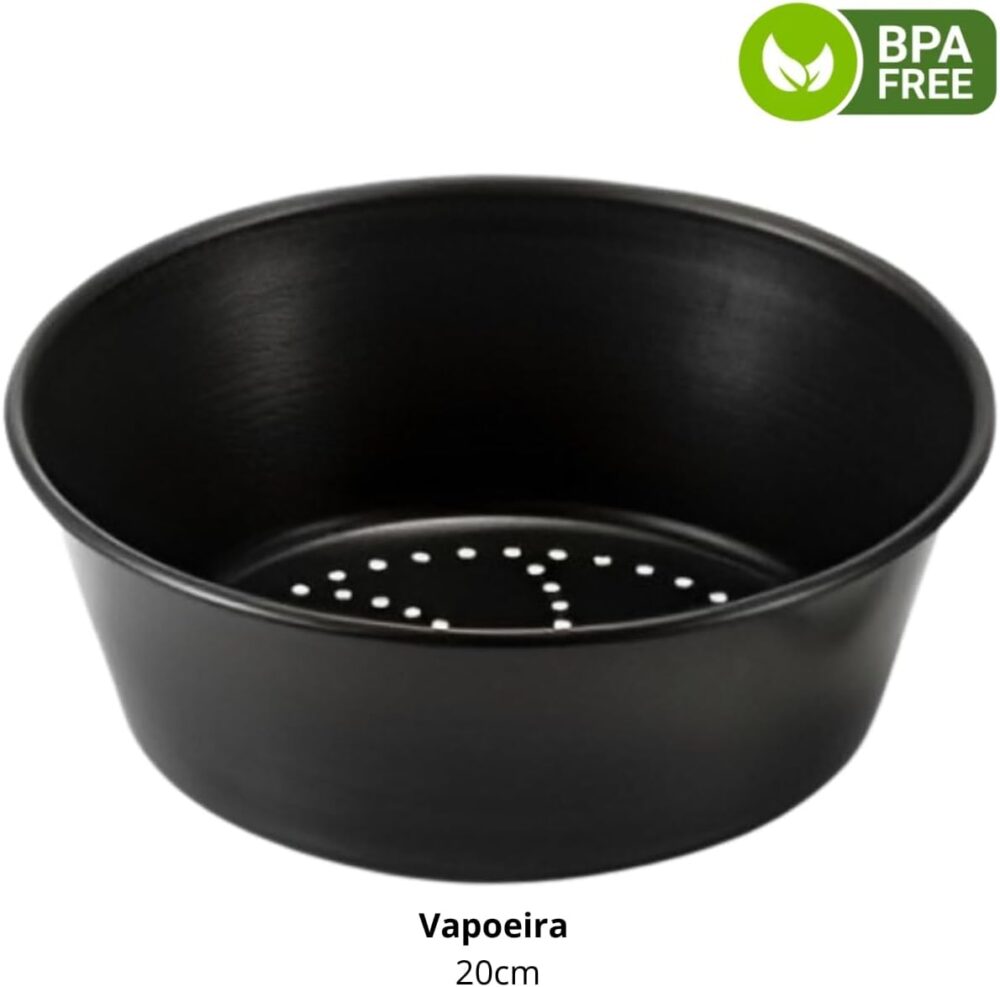 Panela 3 em 1 Banho Maria Pudim e Vapor 3,9L Antiaderente Co... - Image 4