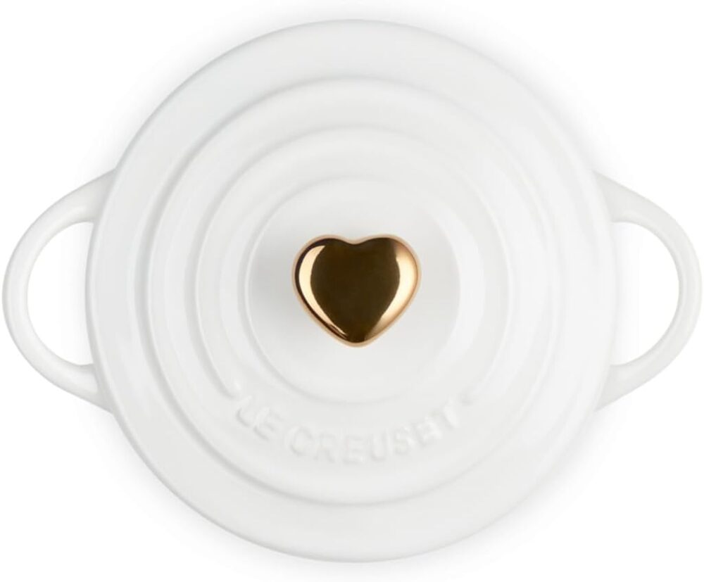 Le Creuset Coleção Figural Hearts Minicocotte redondo de gré... - Image 2