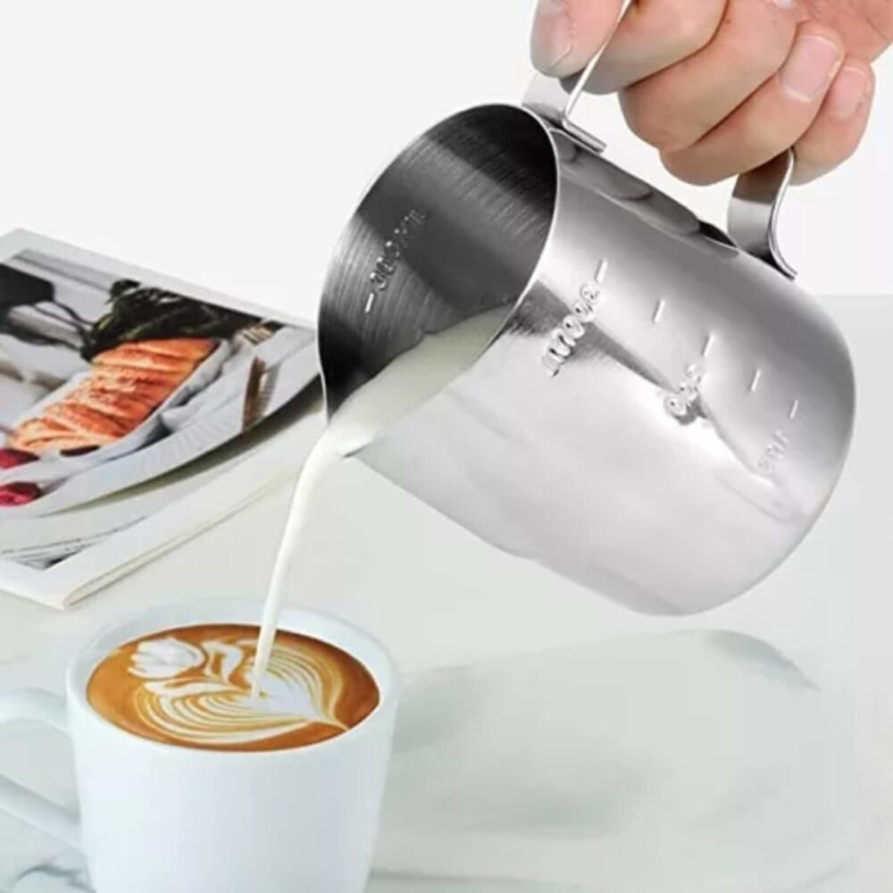 Jarra Barista Inox 350 ml Cremeira Americana Pitcher Leiteir... - Image 4