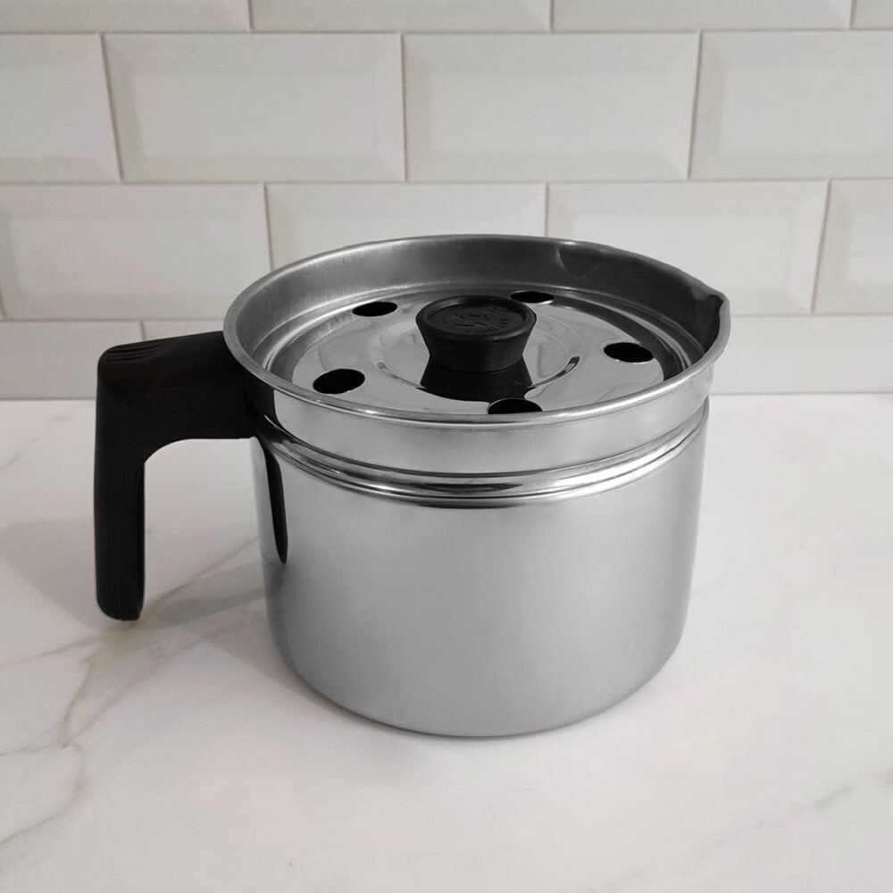 Zanella Caneco Fervedor De Leite 1,5L Leiteira Em Aço Inox C... - Image 3