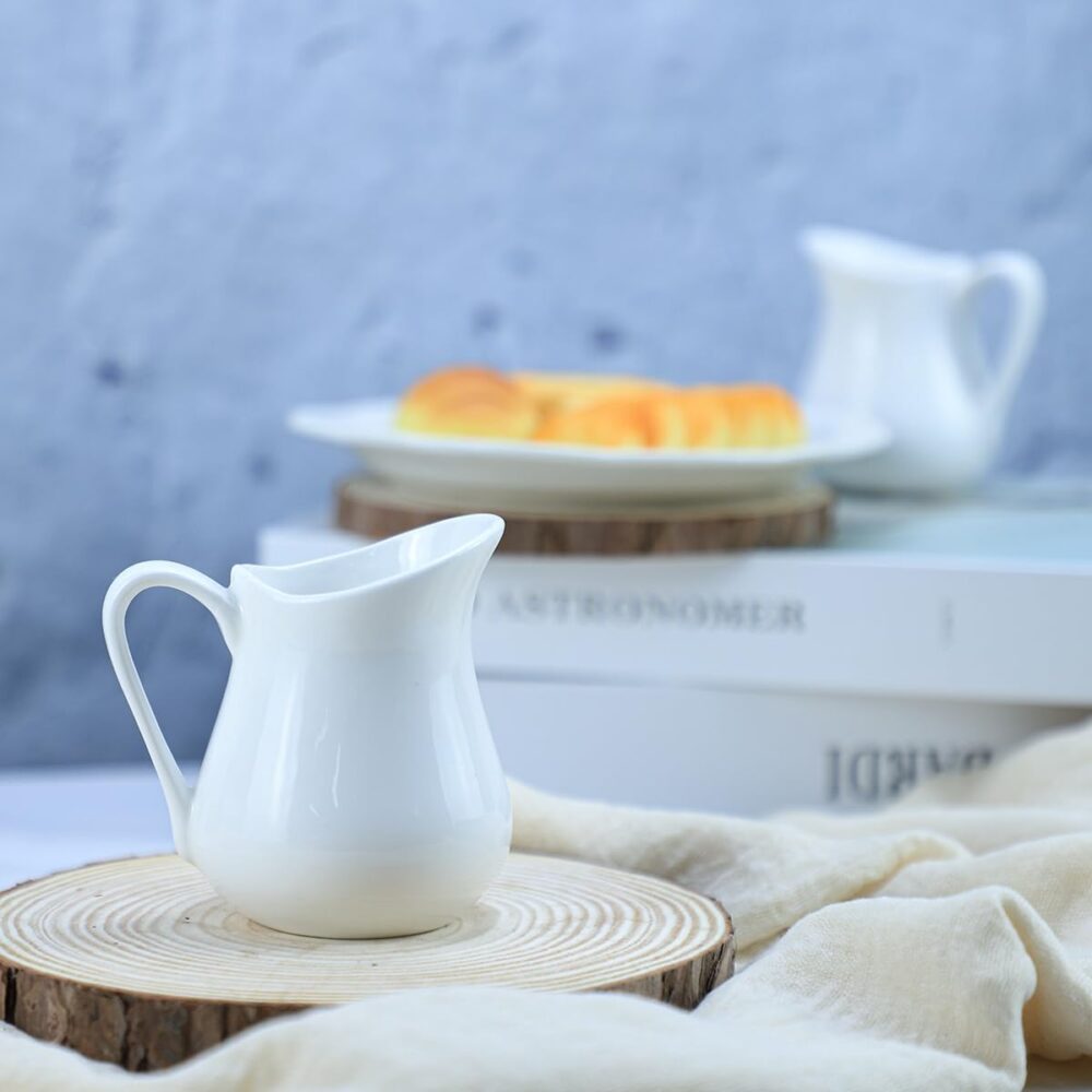 Sizikato 2 unidades de creme de cerâmica branca pura com alç... - Image 2