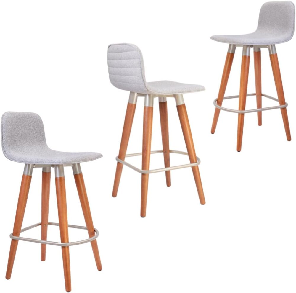 UNIDECOR CASA KIT 3 BANQUETAS BAIXAS LINEA CARVALHO LUXO LIN... - Image 8