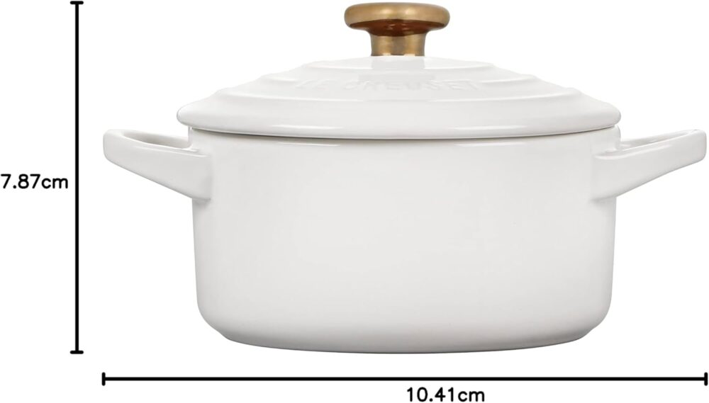 Le Creuset Coleção Figural Hearts Minicocotte redondo de gré... - Image 7