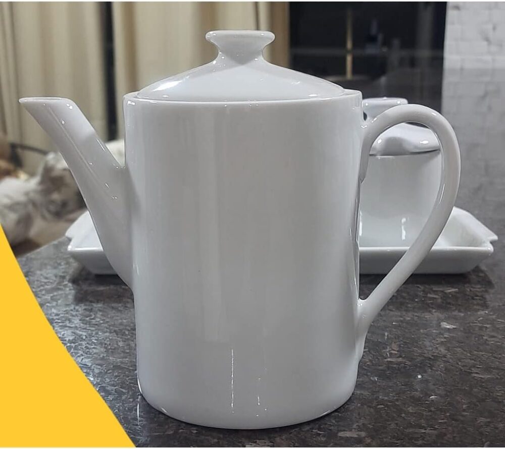Jogo Café e Chá Mesa Posta, Bandeja + Bule Bico longo 800ml ... - Image 4