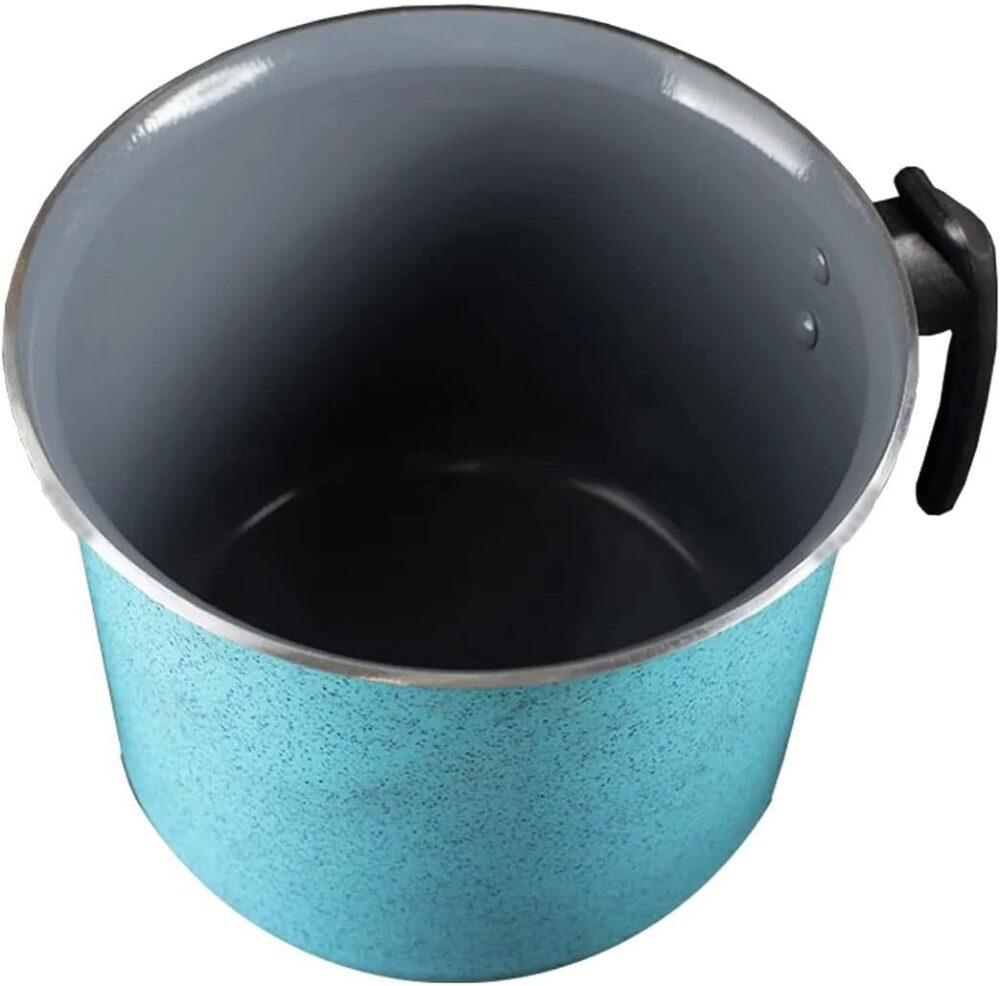 Canecão Fervedor Azul Turquesa Antiaderente em Cerâmica 14cm - Image 2