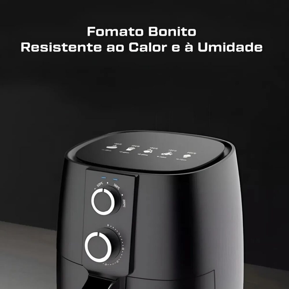 Fritadeira Elétrica Air Fryer 3,8L 1550W Antiaderente com Co... | É bom mesmo? Descubra antes de comprar - Image 8