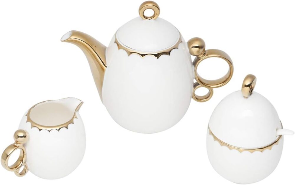 Conjunto 3 Peças para Chá de Porcelana EGG - Wolff - Image 2