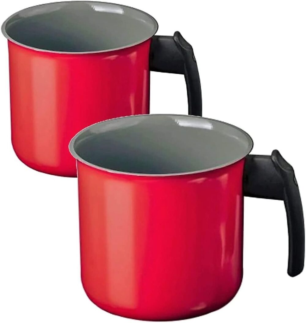Jogo Kit Canecão Fervedor Leiteira Antiaderente Cerâmica N03