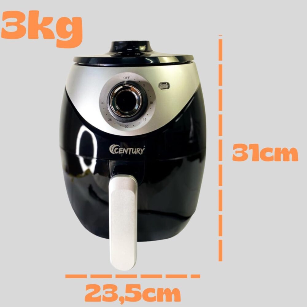 Fritadeira Air Fryer Elétrica Preto 127V de 3,8 Litros para ... | É bom mesmo? Descubra antes de comprar - Image 3