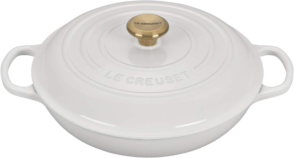 LE CREUSET Signature Cast Iron Shallow Casserole, Round, Ø 3...