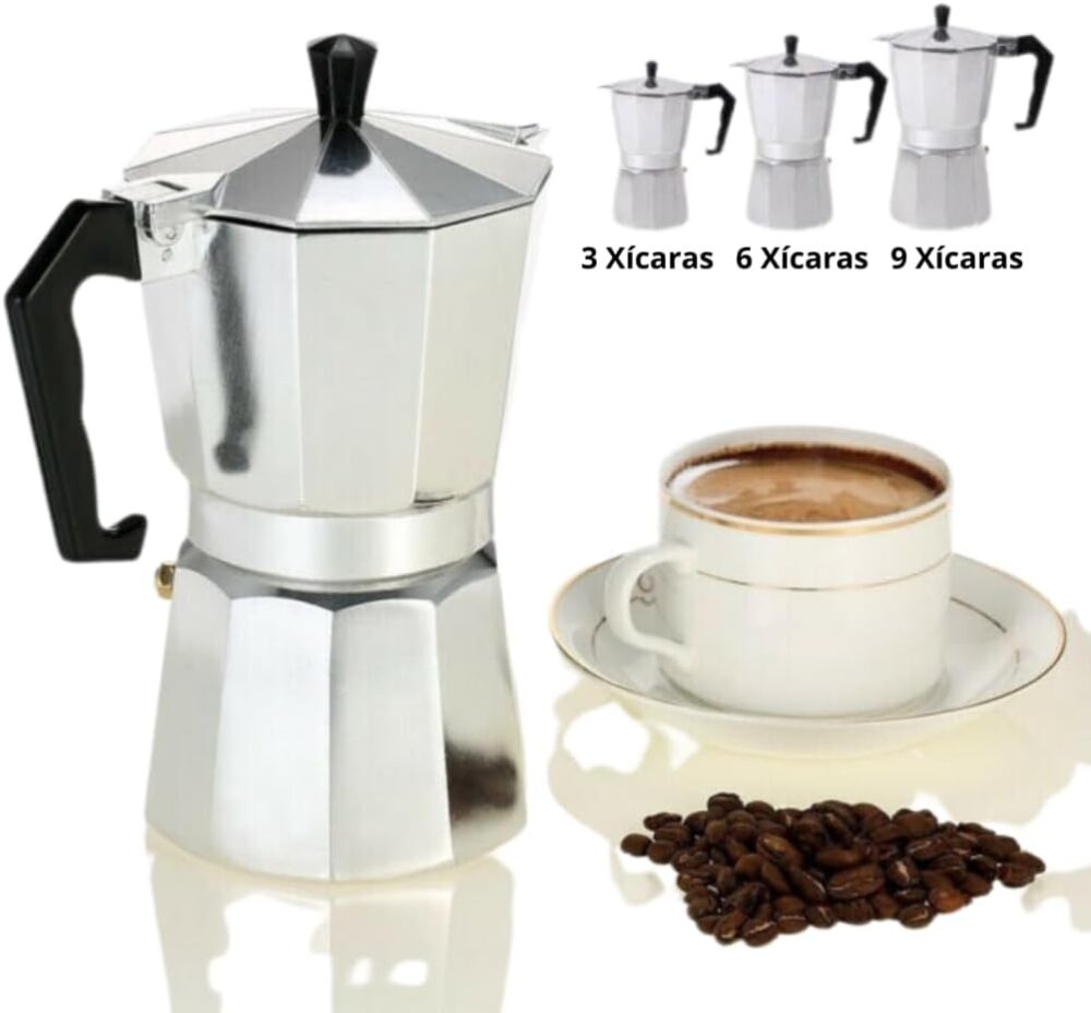 Jarra de alumínio para café expresso Jarra para 3, 6 e 9 xíc... - Image 3