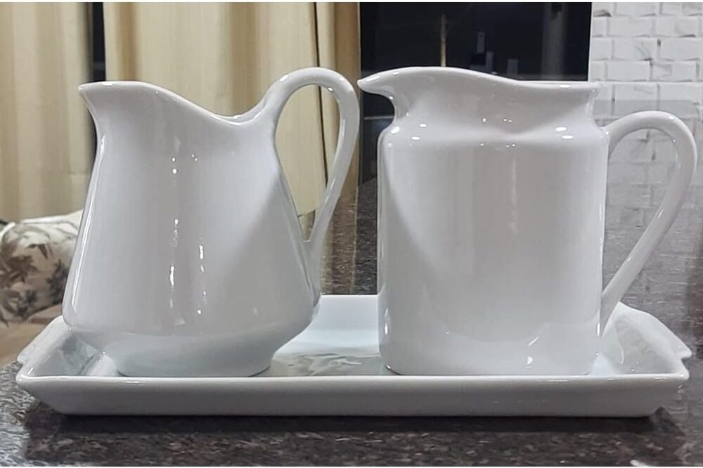 Jogo Café e Chá Mesa Posta, Bandeja + Jarra Leiteira 740ml +... - Image 3
