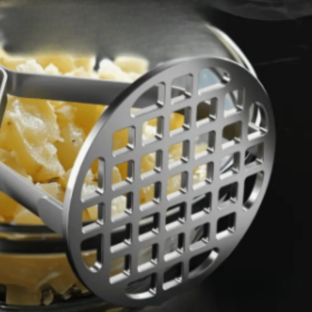 Kit 5 Espremedor de Limão Premium Inox Amassador batatas Bat... - Image 3