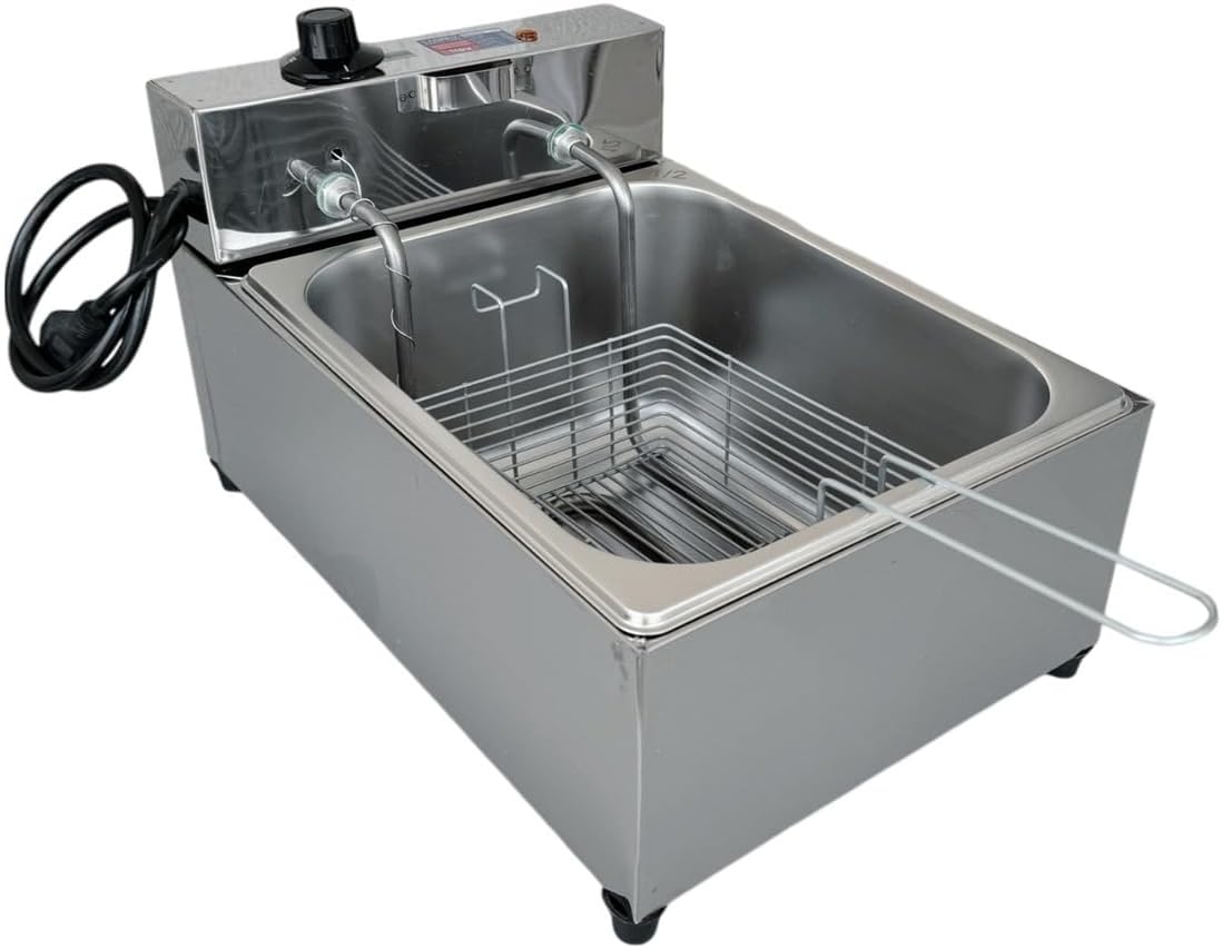 Fritadeira Industrial Elétrica Cuba 7l Inox Profissional | É bom mesmo? Descubra antes de comprar