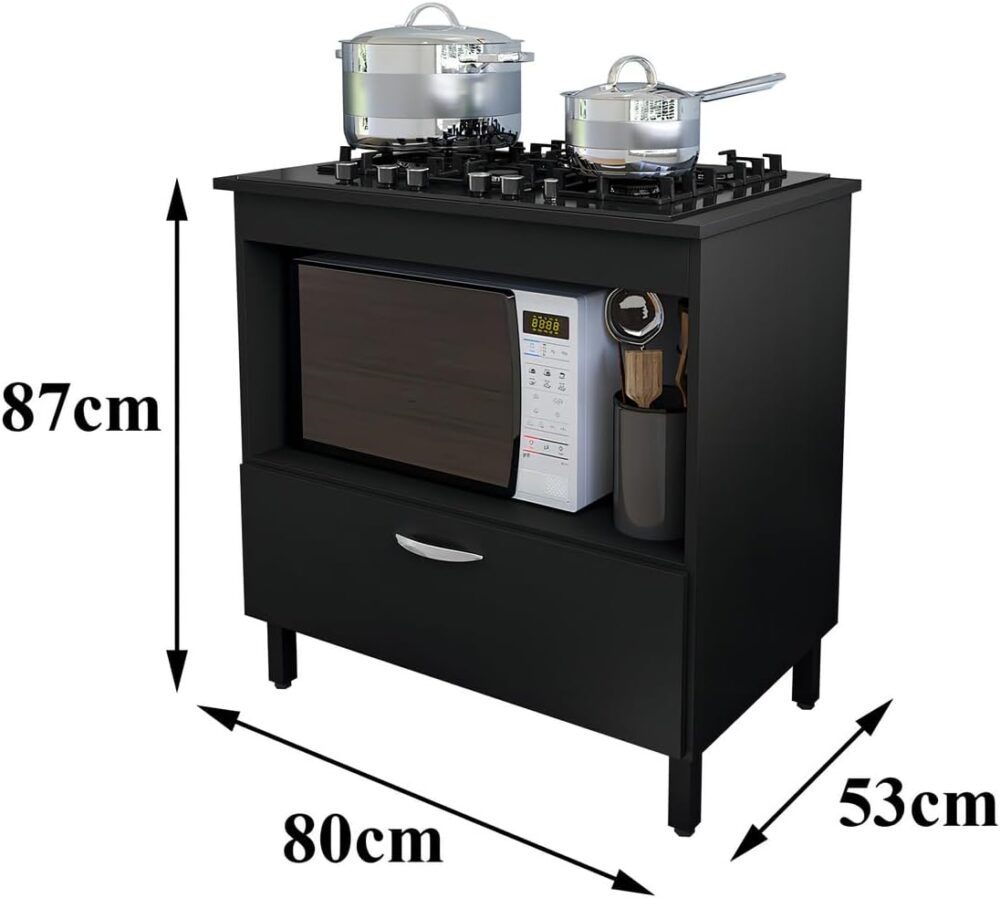 BALCÃO COOKTOP PARA 4 OU 5 BOCAS COM 1 PORTA - LOJAS DPR (PR... - Image 2