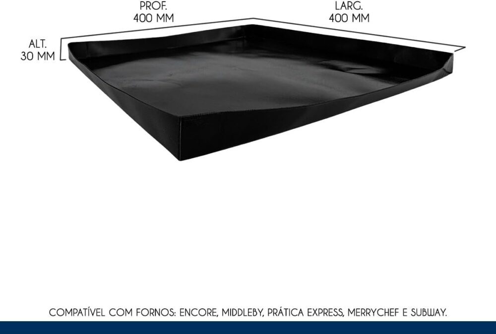 Cesto Antiaderente para Fornos Middleby 40x40Cm Preto B103 F... - Image 4