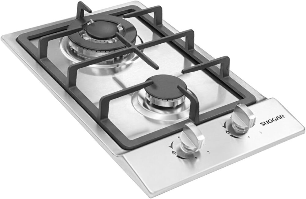 FOGÃO DE MESA COOKTOP 2 BOCAS AÇO INOX À GÁS SUGGAR FG2002IX - Image 3