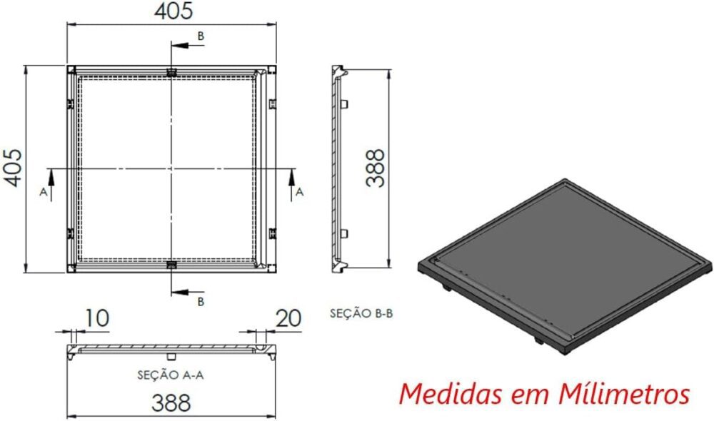 Chapa Bifeteira Lisa Fogão Industrial Sobrepor Ferro 40x40cm - Image 2
