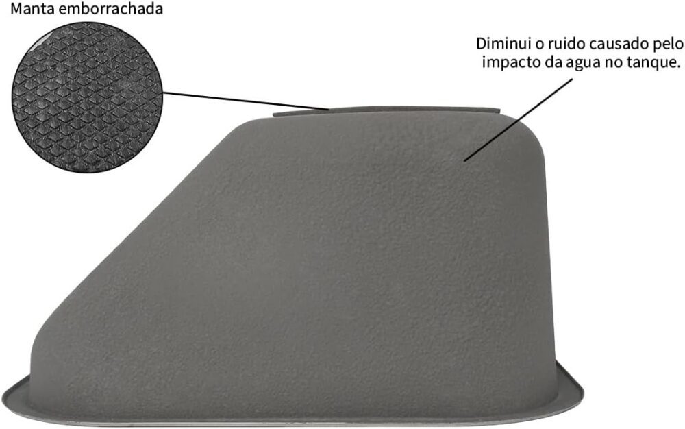 Tanque de Encaixe em Aço Inoxidável Acetinado 55x45 CM YESOP - Image 4