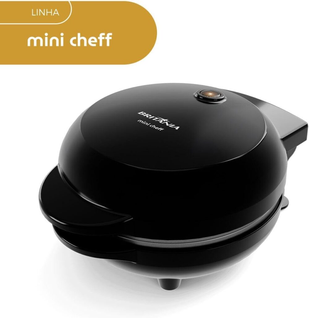 Mini Waffle Maker Britânia 550W Chapas Antiaderentes BWM01A ... - Image 8