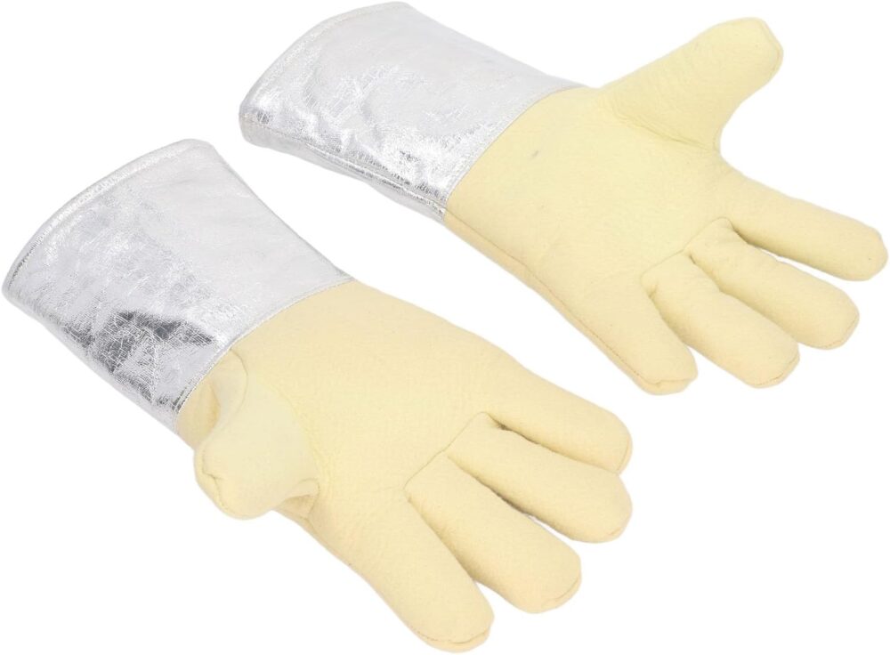 Luvas de Folha de Alumínio de Alta Temperatura, Luvas à Prov... - Image 5