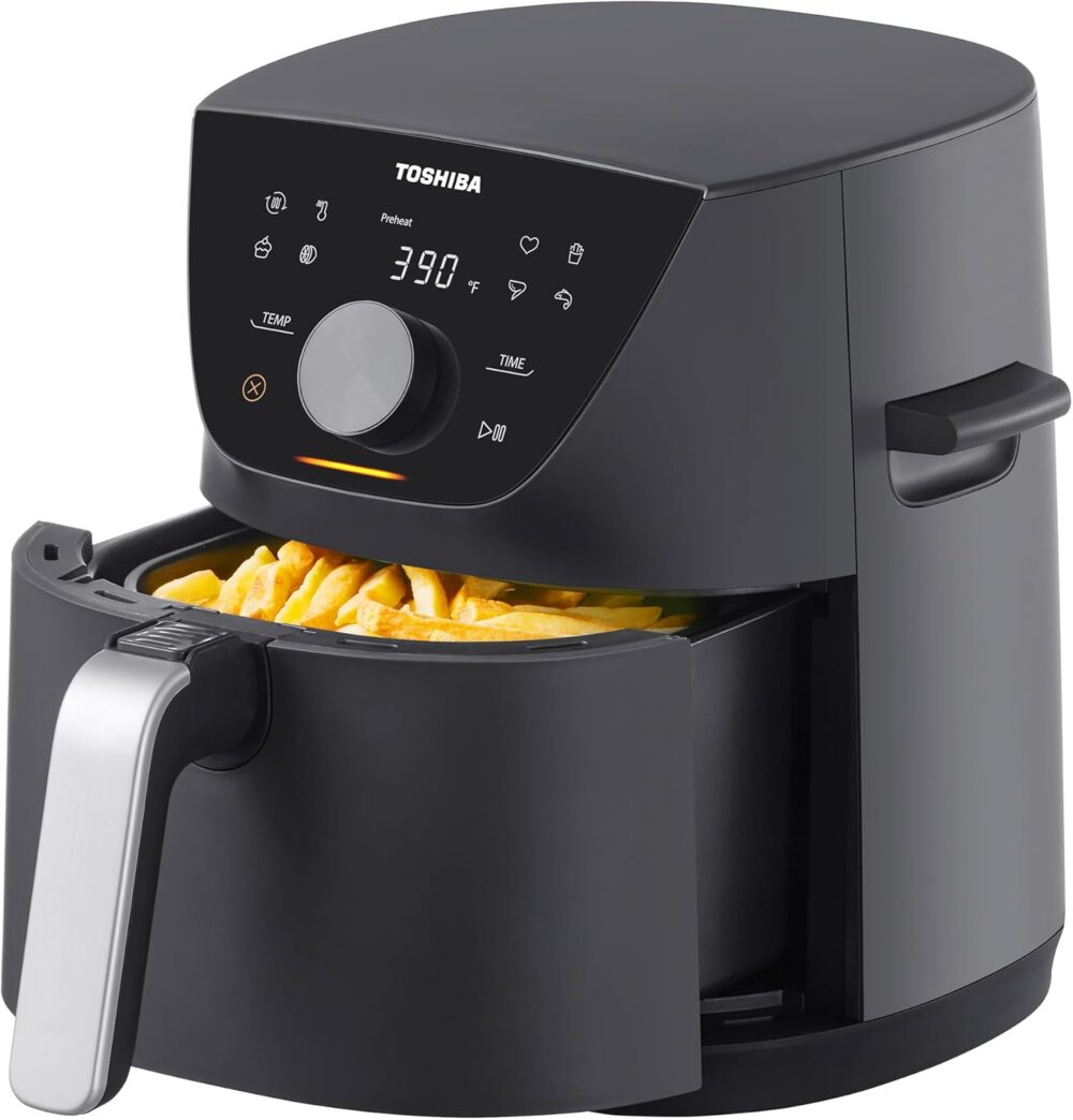 Toshiba Frigideira de ar de 5,5 QT com tecnologia Heat-Q, re... | É bom mesmo? Descubra antes de comprar