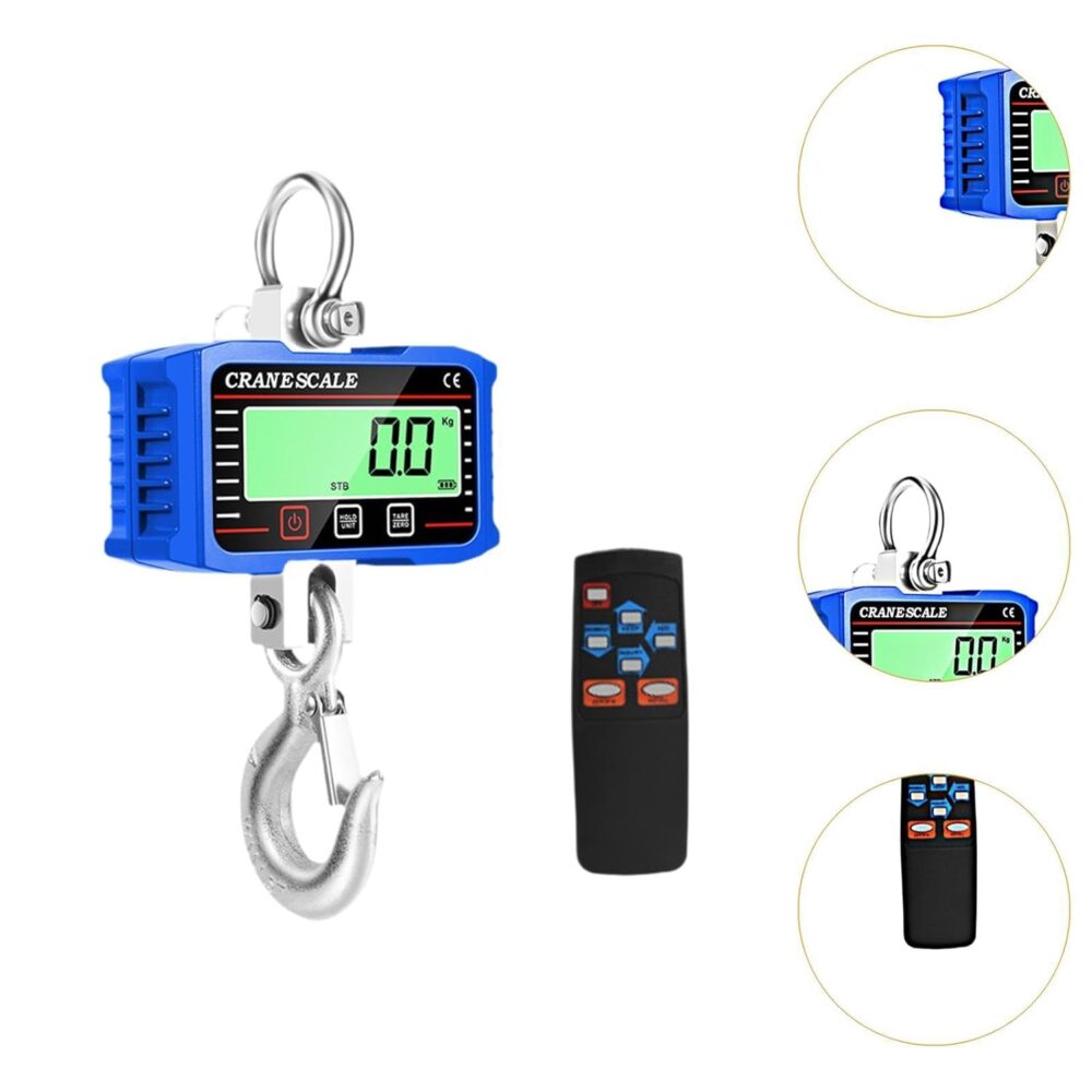 oshhni Balança de guindaste de 1000 kg Balança digital suspe... - Image 3