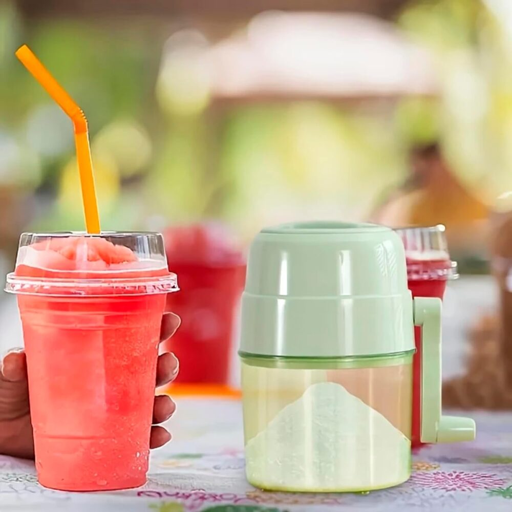 Máquina De Raspadinha Cortador Triturador De Gelo Manual Sor... - Image 2