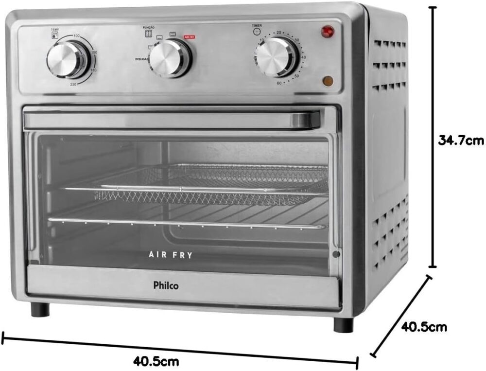 Forno Elétrico Philco PFE25I Air Fry 2 em 1 Esmaltado 25L 22... | É bom mesmo? Descubra antes de comprar - Image 8