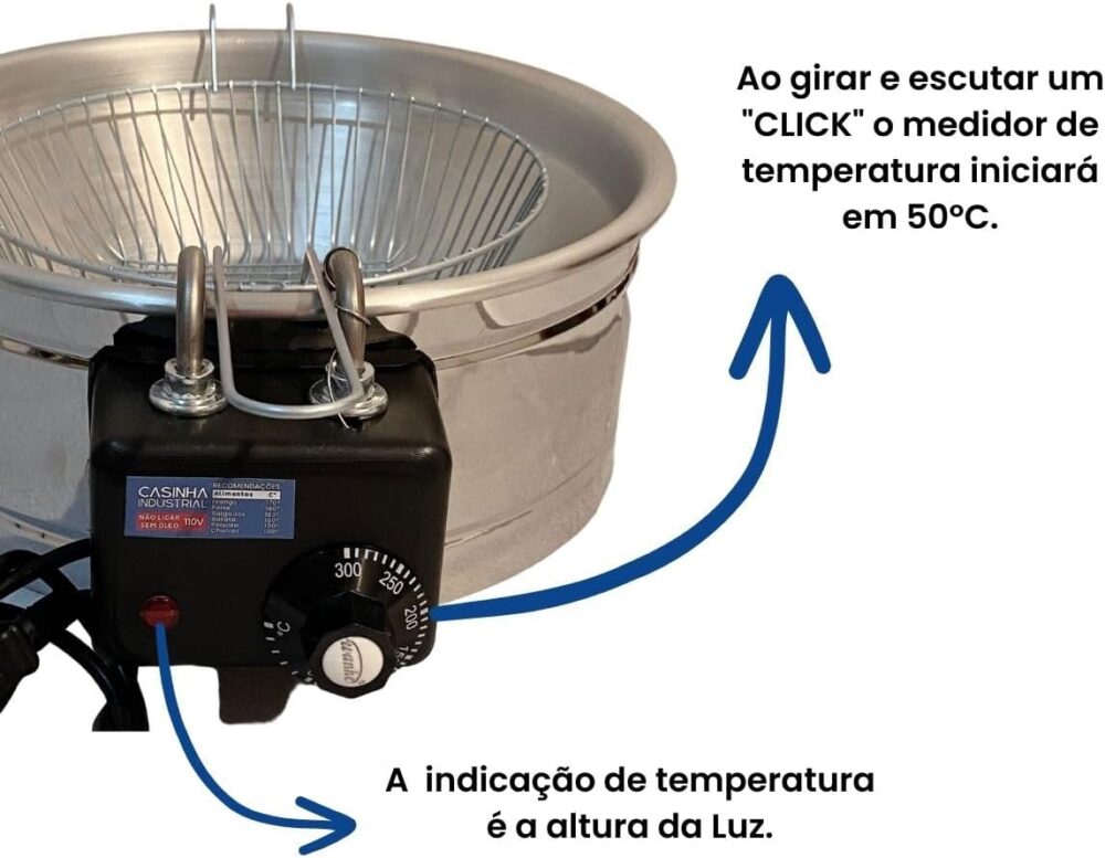 Fritadeira Elétrica Industrial 5 Litros Tacho Redondo (110) | É bom mesmo? Descubra antes de comprar - Image 7