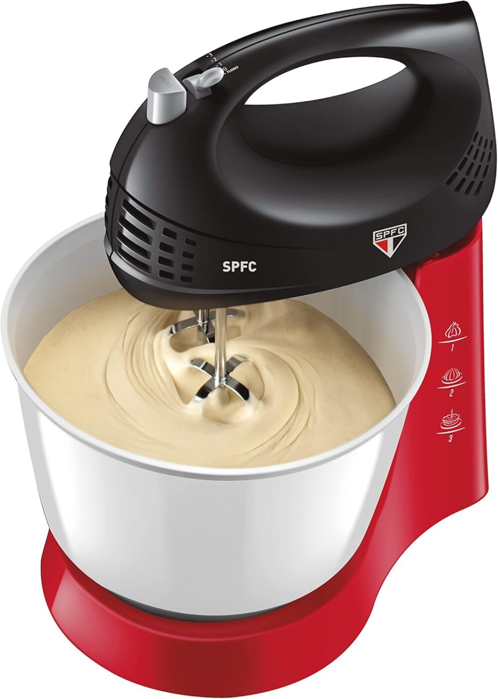 Batedeira SPFC, São Paulo, Vermelho/Branco, 400W, 220V - BSP... - Image 2