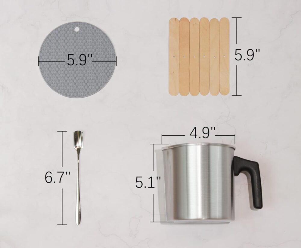 Aroparc Panela para fazer velas, panela de derretimento de c... - Image 2