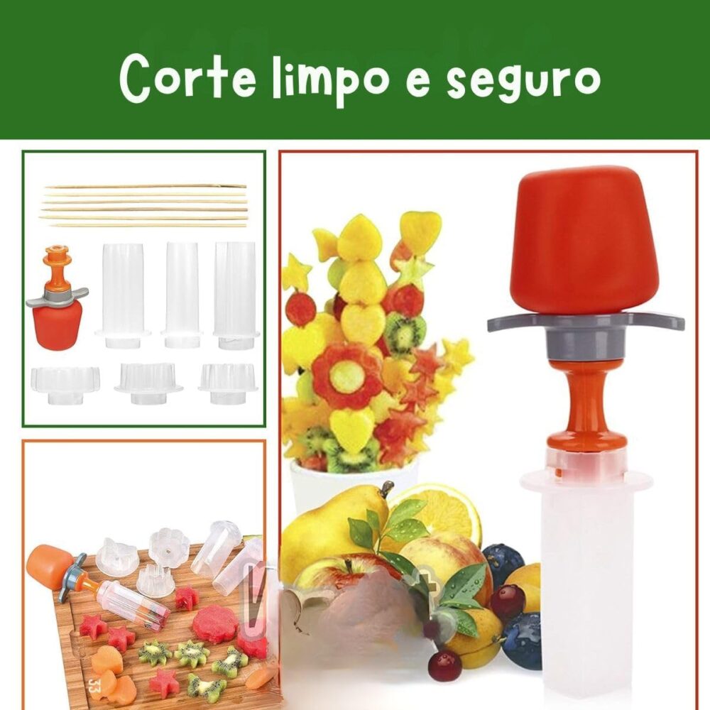 Cortador de Frutas e Legumes em Formato Decorativo Divertido - Image 8