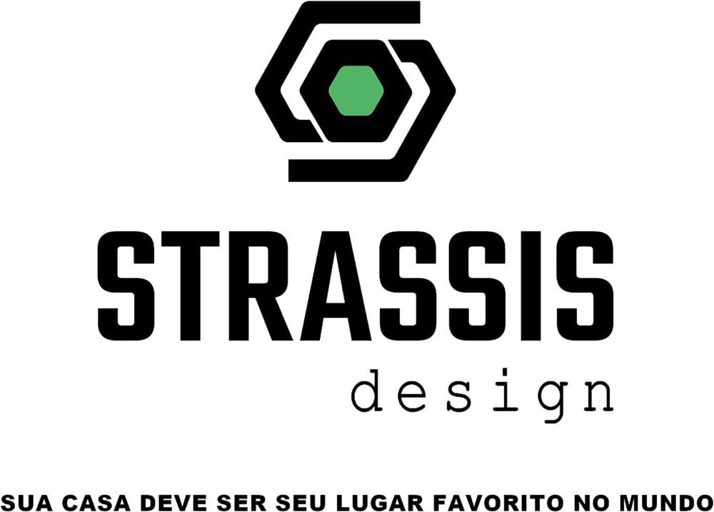 Banqueta Strassis Design SD-3041B Metal e MDF Cor: Branca - Image 5