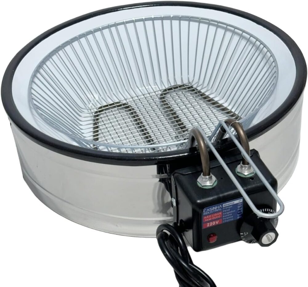Fritadeira Industrial Elétrica Tacho Esmaltada Capacidade 7 ... | É bom mesmo? Descubra antes de comprar