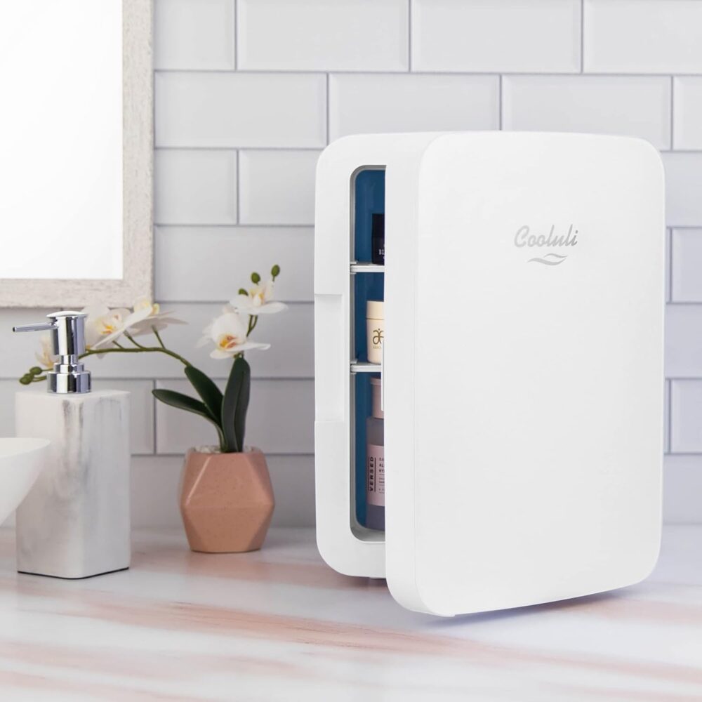 Cooluli Mini geladeira de 10 L para quarto – carro, mesa de ... - Image 7