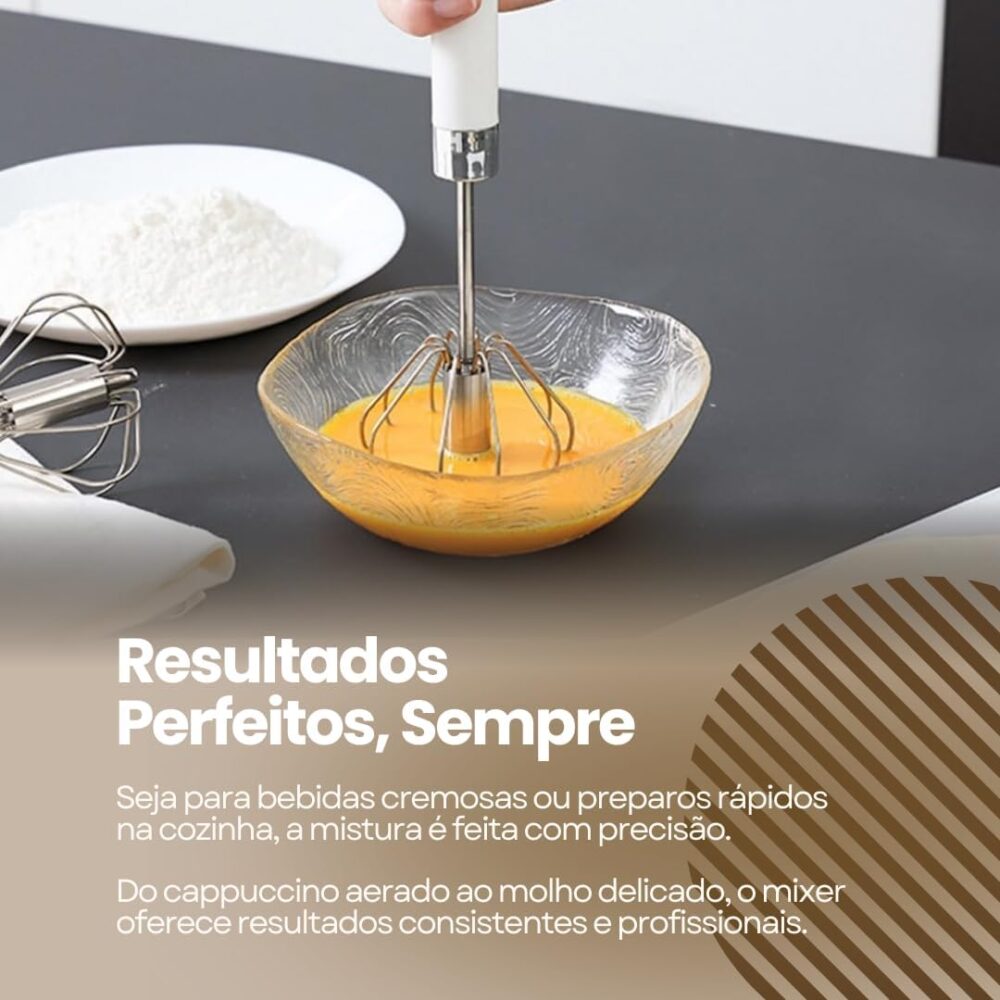 Mixer Misturador Portátil Sem Fio Para Misturar Líquido Mexe... - Image 5