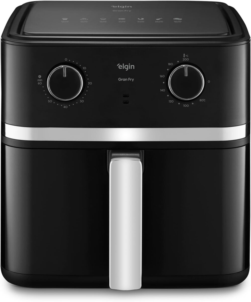 Fritadeira Elétrica Air Fryer Gran Fry Elgin - 8 Litros, 220... | É bom mesmo? Descubra antes de comprar