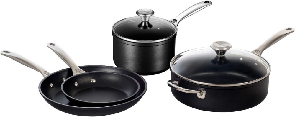 Le Creuset Conjunto de panelas antiaderentes profissionais r...