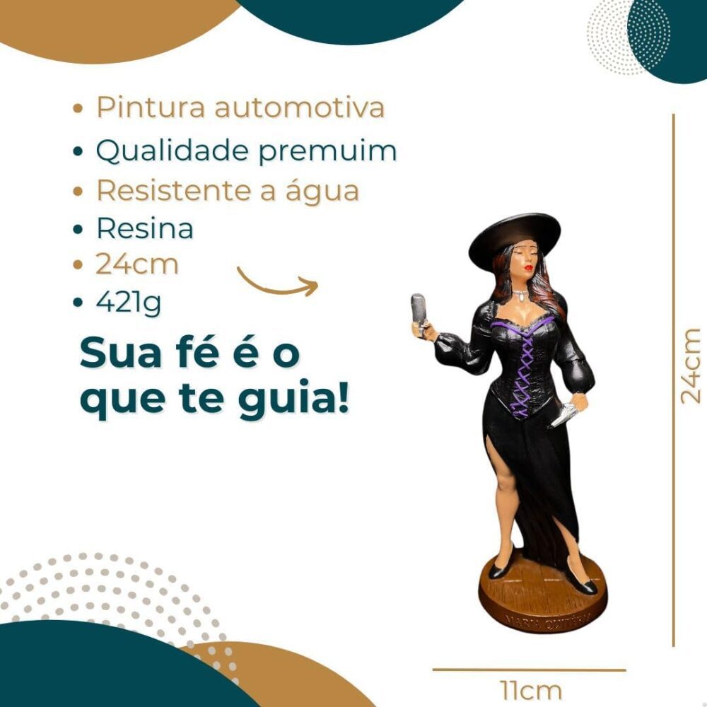 Maria Quitéria (R) - Resina - Umbanda Candomble - Image 3
