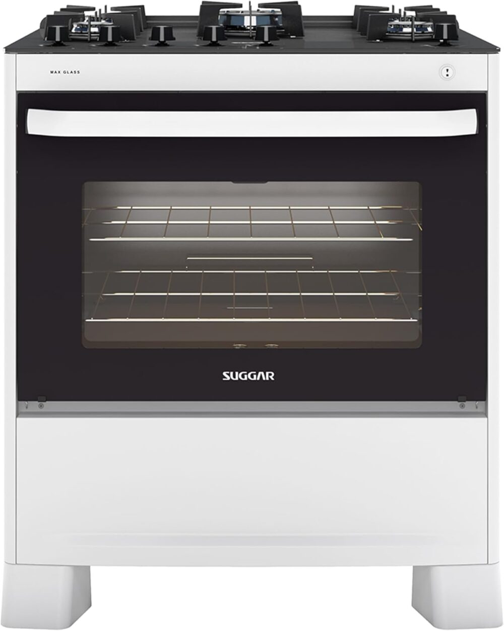SUGGAR FOGÃO MAX GLASS BRANCO MESA DE VIDRO 5 BOCAS TRIPLA C... - Image 2
