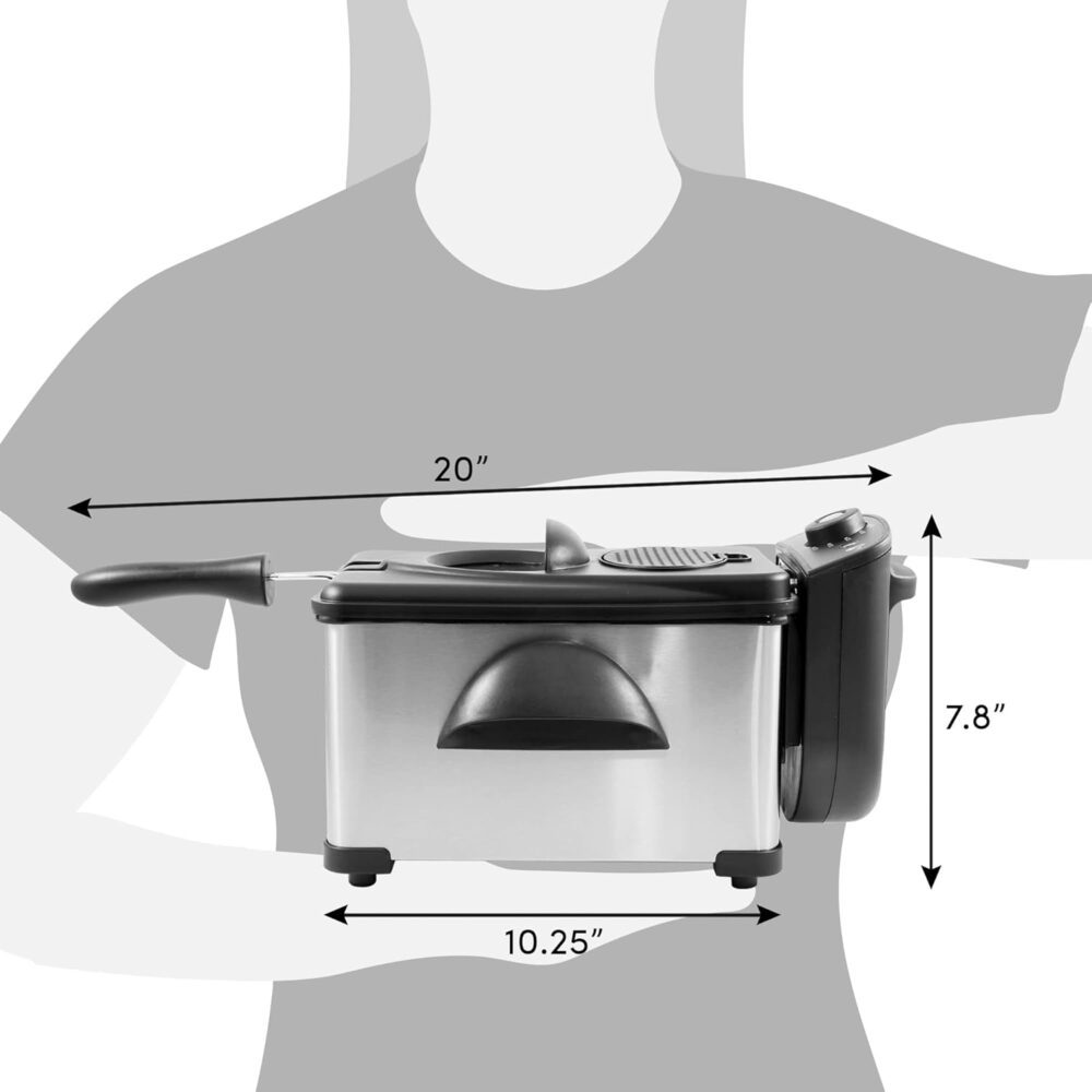 Elite Gourmet EDF2100 fritadeira elétrica com capacidade de ... | É bom mesmo? Descubra antes de comprar - Image 7