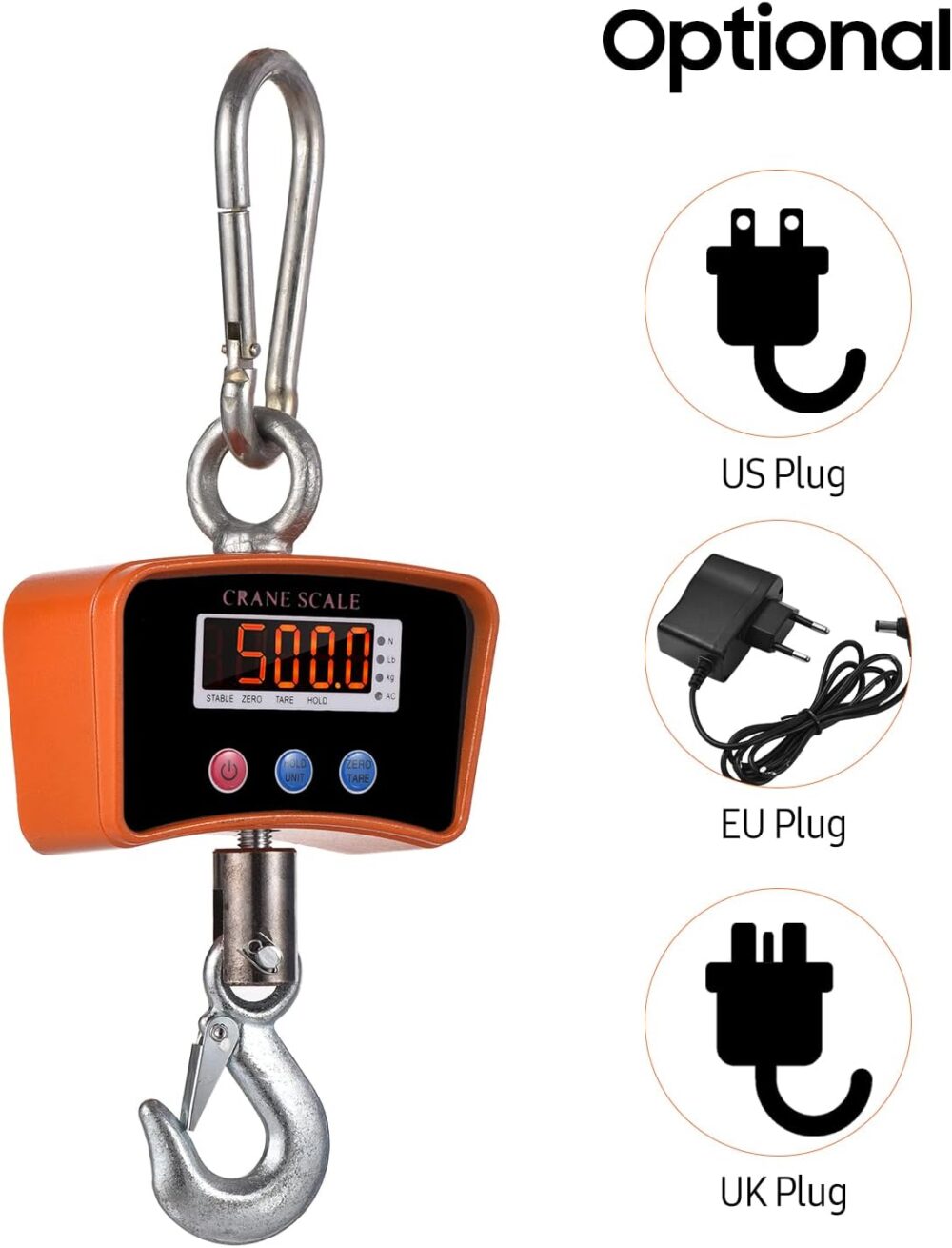 Tomshin Balança suspensa digital LED de 500kg / 1102lbs Bala... - Image 2