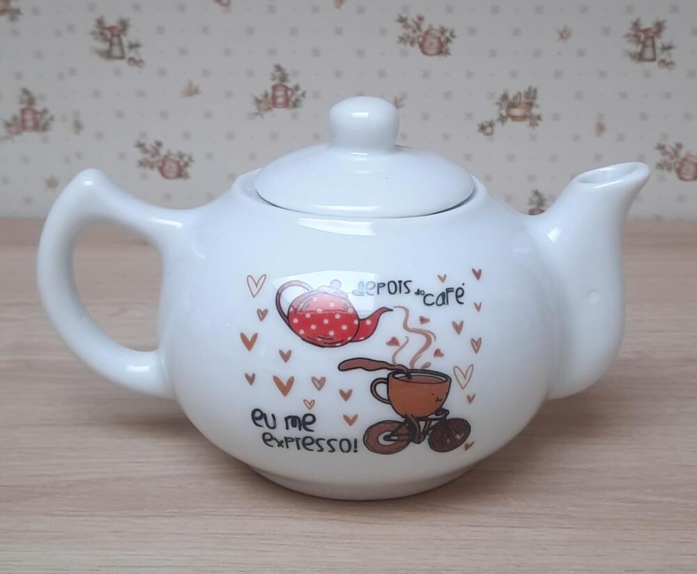 Bule Chaleira 830ml Japonês Café, Chá, Leite - Porcelana Dec... - Image 6