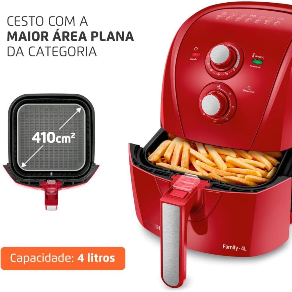 Fritadeira Air Fryer Sem Óleo 4 Litros AFN-40-FR 110v | É bom mesmo? Descubra antes de comprar