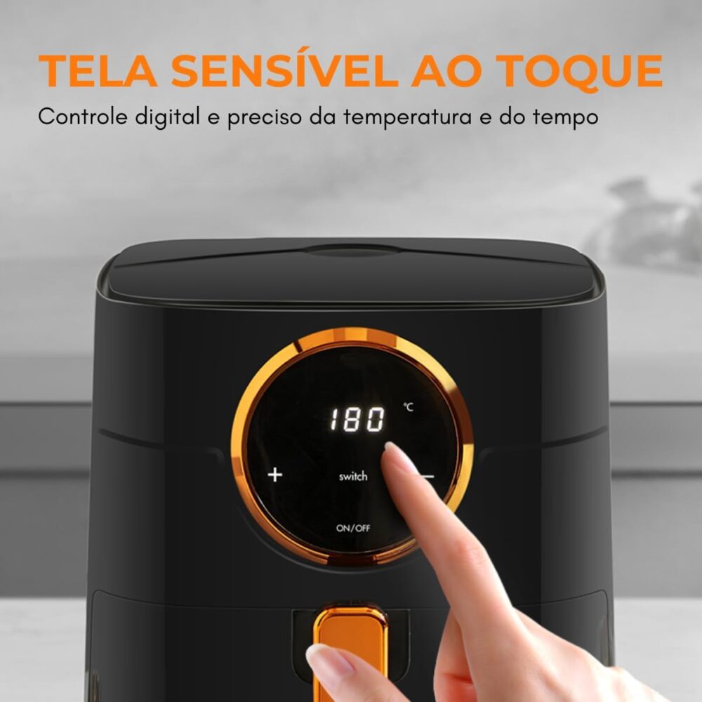 Gaabor Air Fryer Fritadeira Elétrica sem Óleo 4L Touch 220v ... | É bom mesmo? Descubra antes de comprar - Image 9