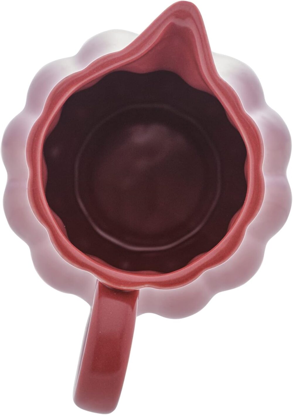 LEITEIRA DE PORCELANA PÉTALA 220ml WOLFF VERMELHO MATT - Image 6