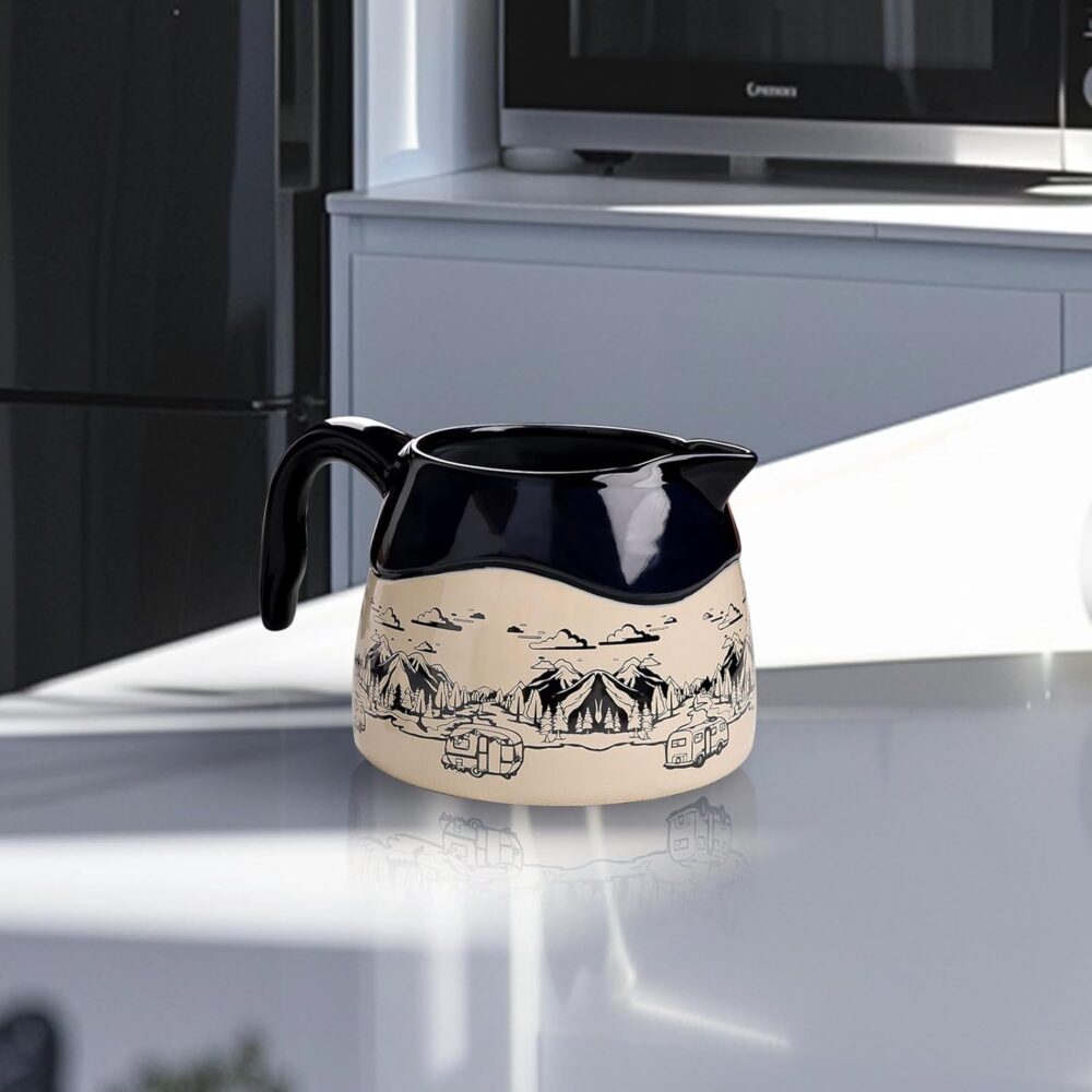 INGOFIN Creme de cerâmica com alça – jarra pequena, recipien... - Image 6
