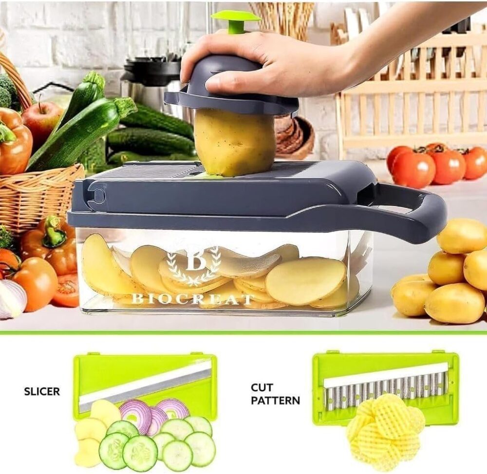 Cortador Multifuncional Fatiador De Verduras/frutas/legumes ...